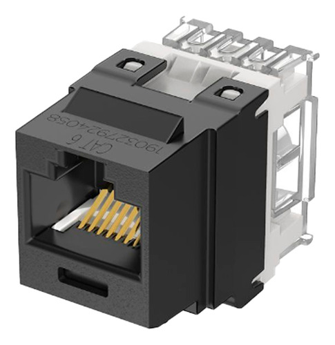 Conector Panduit Jack Rj45 Hembra Cat6 Negro Netkey