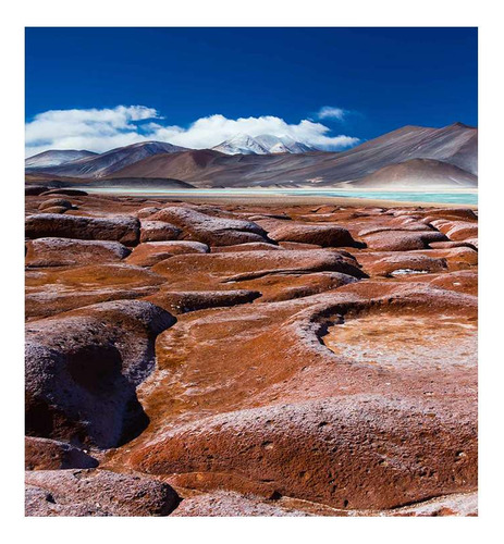 Vinilo 100x100cm Desierto Atacama Chile Paisajes Mundo M2