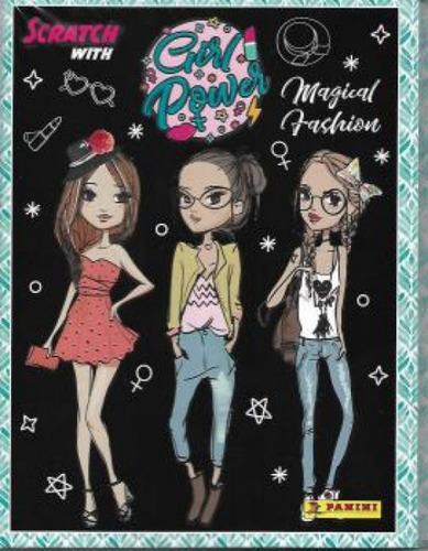 Scratch With Girl Power Magical Fashion Panini Fondo
