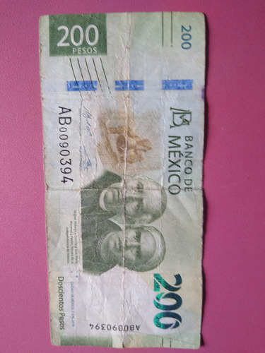 Billete De $200 Miguel Hidalgo Y Costilla Y José Ma. Morelos