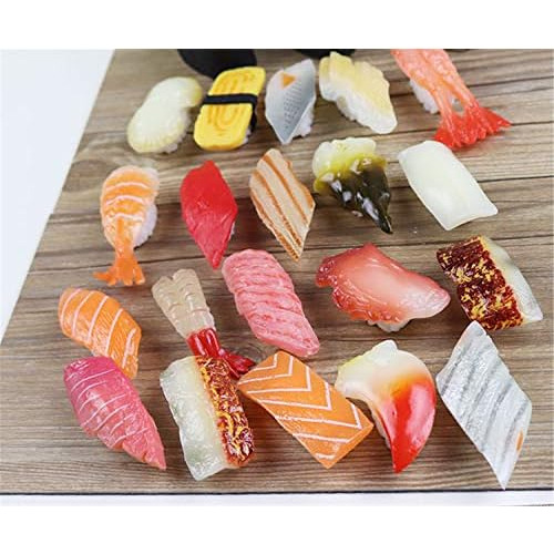 20pcs Modelo De Sushi Artificial De Comida Japonesa   D...