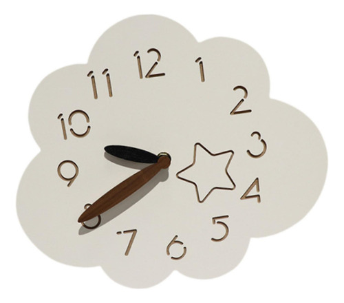 Reloj De Pared Con Diseño De, Con Patrón De Estrellas