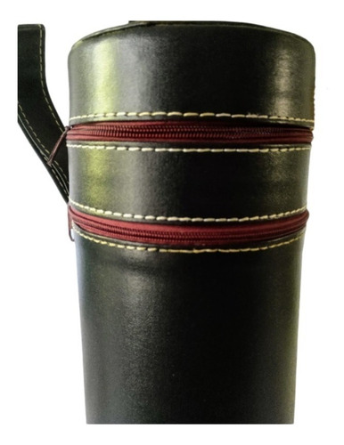 Imagen 6 de 6 de Estuche Eco Cuero Para Botella De Vino C/accesorios