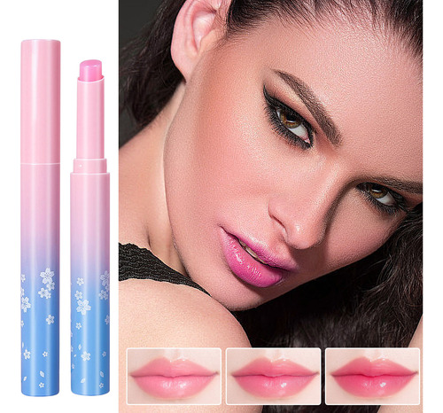 Lápiz Labial O Color Changing Para Mujer, Hidratante Y Mo 00