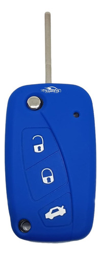 Funda Silicon Llave Control Fiat Punto Panda Grande 3 Boton