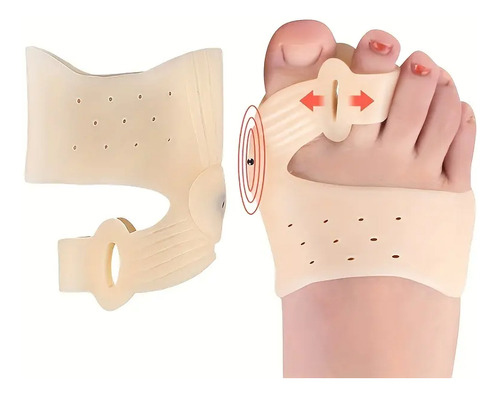 Separador Corrector Hallux Valgus Dedo Del Pie Silicon