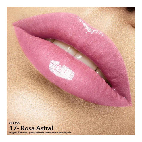 Lip Gloss Koloss Cor 17 Rosa Astral 3,5g