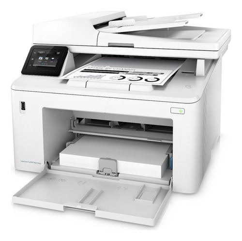 Impresora Multifunción Monocromática Hp Laserjet Pro M227fdw Con Wifi 127v Blanco