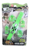 Comprar Omnitrix Reloj Ben 10 Luz Y Sonidos + 4 Muñecos V Crespo
