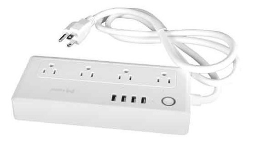 Imagen 1 de 6 de Multicontacto Inteligente Wifi Con 4 Entradas Iot-powstrip