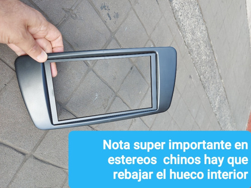 Imagen 6 de 9 de Base Frente Estereo Seat Ibiza 2009-2015 1 O 2din