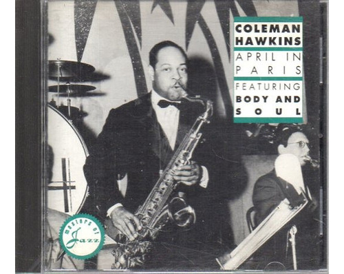 Coleman Hawkins - April In Paris - Cd Original Made In Usa 