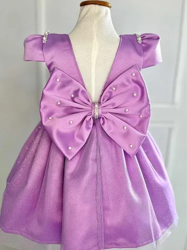 Vestido Charlotte Lilás Até 4 Anos Baby Ferr Vestido Charlotte Lilás Até 4 Anos Baby Ferr