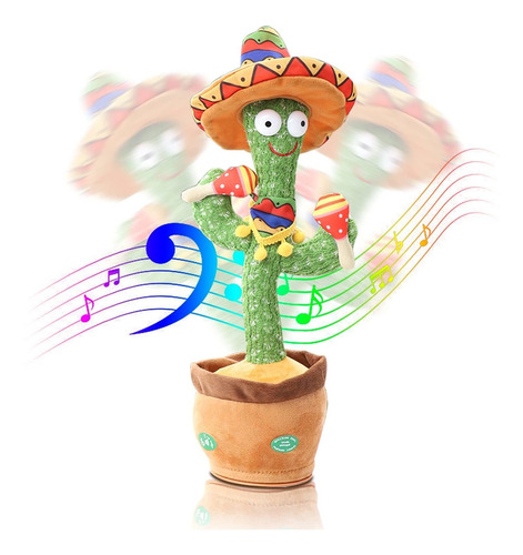 Juguete De Cactus Bailar Y Cantar  Repite Que Dijiste Y...