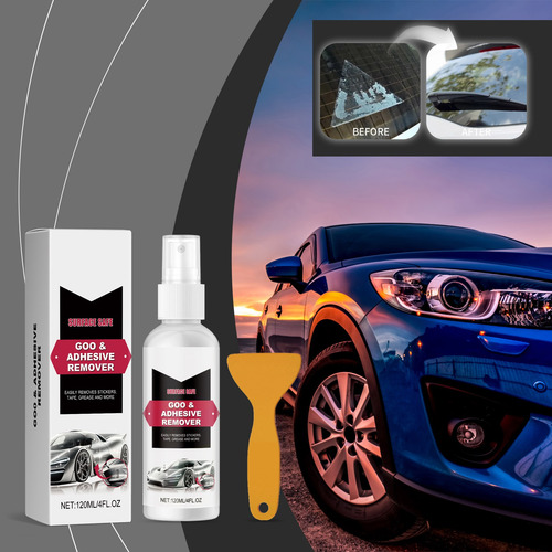 Removedor De Cola Para Automóveis 120 Ml De Cola Dupla Face