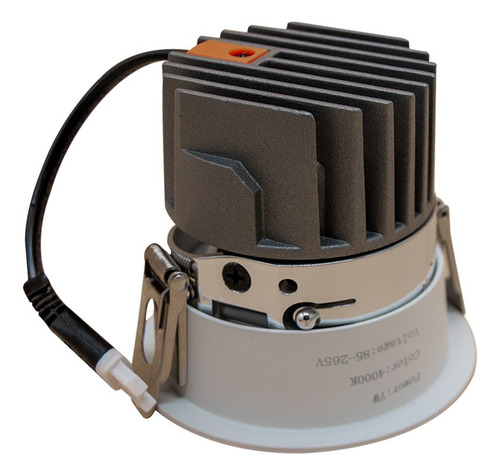 Set De 4 Lamparas Ajustables Luz Led Blanca 4000k Blanco