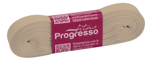 Fita De Gorgurão GP003 15mm Progresso N 3 10 Metros Cor Champagne 690