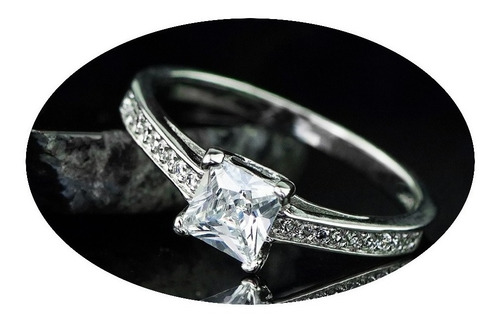 Imagen 1 de 9 de Anillos Compromiso Oro 18k Regalo Mama Mujer Lujo Fino
