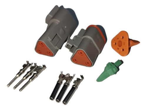 Conectores Deutsch 3 Pines Serie Dt06 Dt06-3s Y Dt04-3p