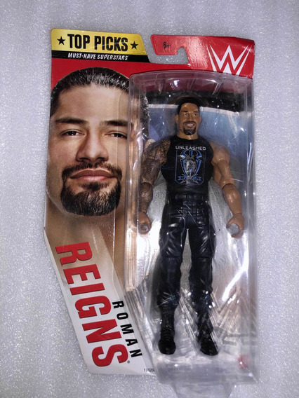 Mattel HDD14 WWE Figura Roman Reigns muñeco articulado de juguete 