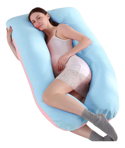 Almohada Para Embarazo Lactancia Descanso Relleno Microgel