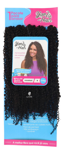 Cabelo Cacheado P/crochet Braids Fibra De Proteina330g+brind Cor Castanho Médio Cor 4