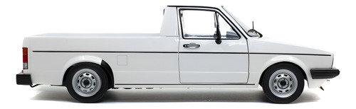 Miniatura Volkswagen Caddy Mk1 1982 Branco 1:18 Solido