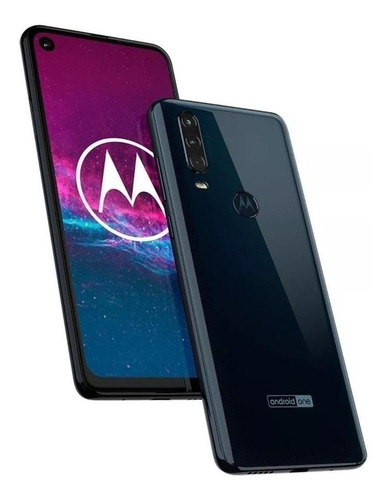 Imagem 3 de 4 de Motorola One Action Dual SIM 128 GB denim blue 4 GB RAM
