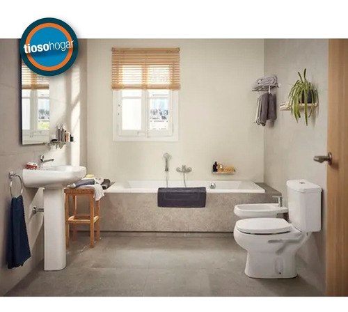 Imagen 3 de 10 de Juego Sanitarios Roca Monaco Inodoro Mochila Bidet Tap Tioso