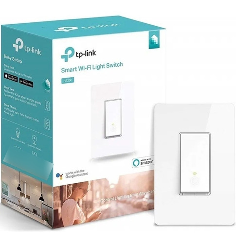 Interruptor Apagador Smart Wi-fi Light Switch Tp-link Hs200
