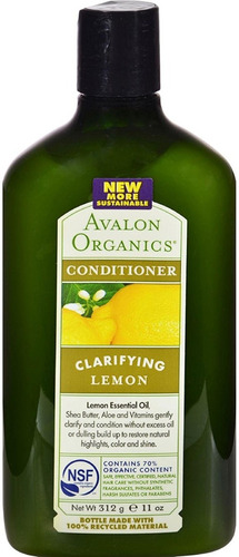 Avalon Organics Acondicionador De Clarificación De Limón