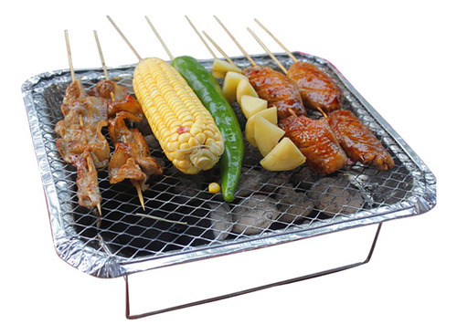 Parrilla Desechable Para Barbacoa, Libre De Humo, Para Pícni