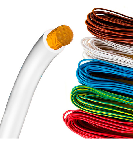 Cable Unipolar 2,5 Mm Flexible Varios Colores X 100 Metros