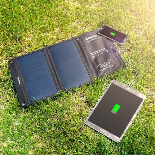Cargador Solar Celulares 15 Watts Camping, Apagones 