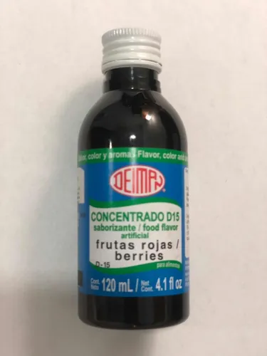 Concentrado Saborizante Comestible Frutas Rojas 120 Ml