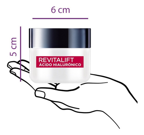 Crema Facial Día L' Oréal Revitalift Ácido Hialurónico 50 Ml Tipo de piel Todo tipo de piel