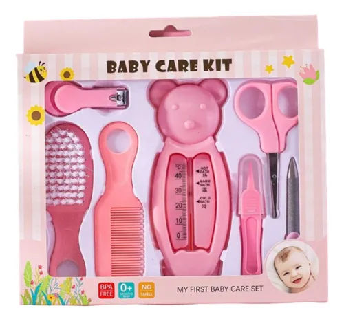 comprar Set Aseo Bebe Set De Higiene Bebe Kit Aseo Bebe Bebe 7 Pieza Color Rosa