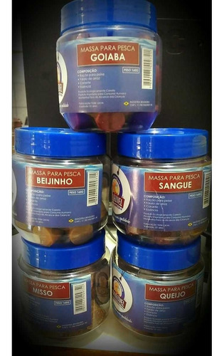 Pasta cortada Pleasant Fishing, 160 g, sabor a gusano, color rojo