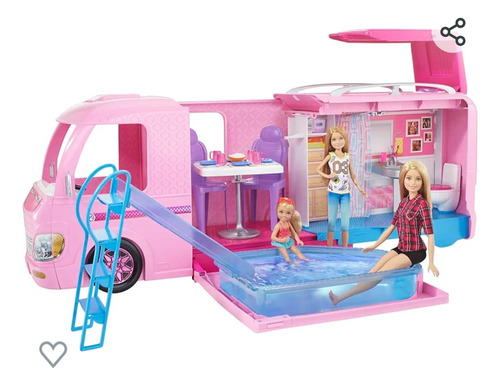 Camper Motorhome De Barbie Original 