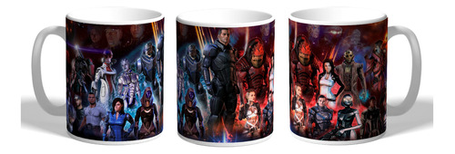 Taza Mass Effect De Plástico