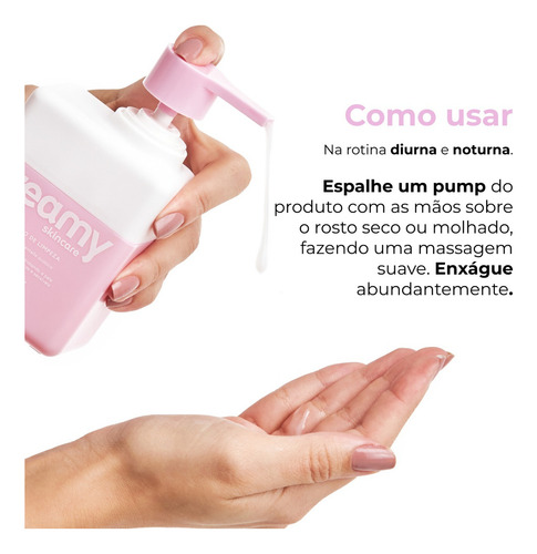 Sabonete Emulsão Limpeza Creamy Pele Sensível Normal E Seca Sensível Dia/noite