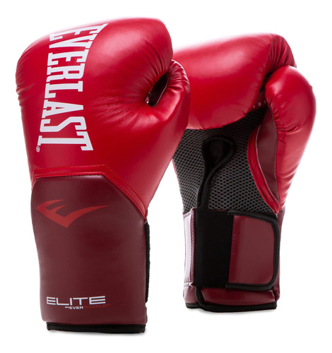 Guante De Entrenamiento Everlast Elite V2 Rojo Llama 12oz