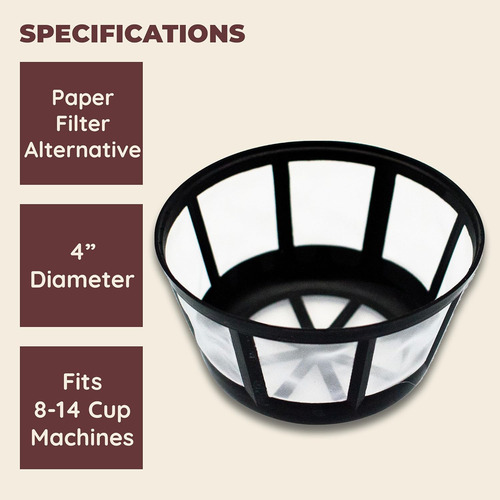 Fill N Brew Canasta De Filtro De Café Reutilizable Para La M