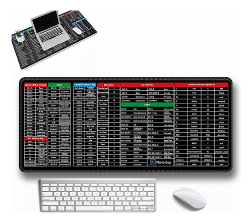 Hu Almohadilla Escritorio Con Consejos Excel, Atajos