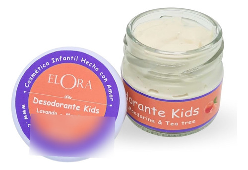 Desodorante Kids 100% Natural Y Orgánico Para Niños - Elora