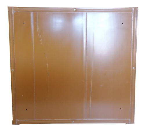 Imagen 5 de 6 de Botiquines De Baño De Pvc Nogal Claro, 2 Puertas De Espejo