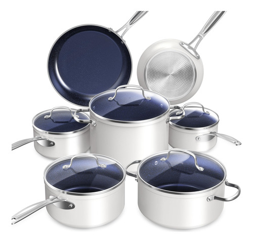 Nuwave Healthy Duralon Juego De Utensilios De Cocina Con