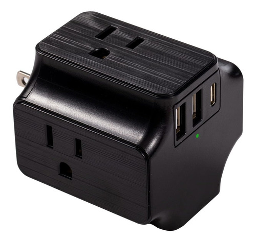 Adaptador Enchufe Multiple Pd 18 W Carga Rapida Extensor Usb