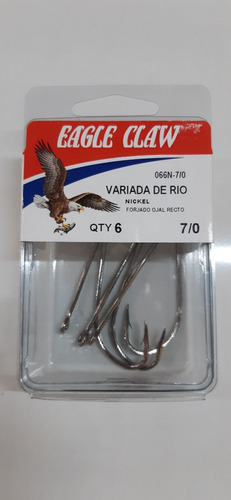 Anzuelos Eagle Claw 066n 7/0 6u El Jabali
