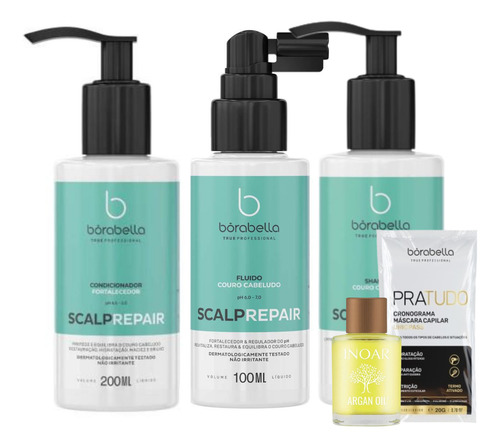 Kit Com 3 Scalp Repair Borabella